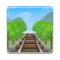 Railway Track emoji on Samsung